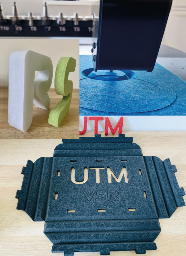 Acoustic felt cutting on VERSO VSR