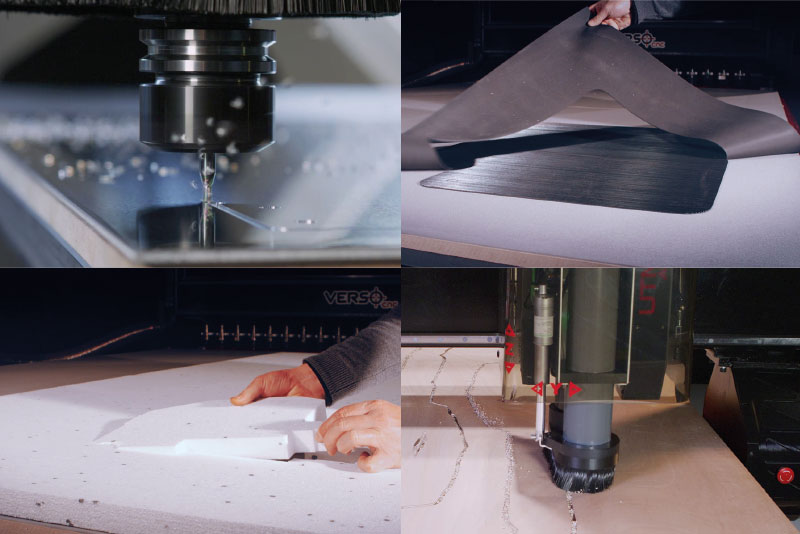 Material cutting on VERSO VSR